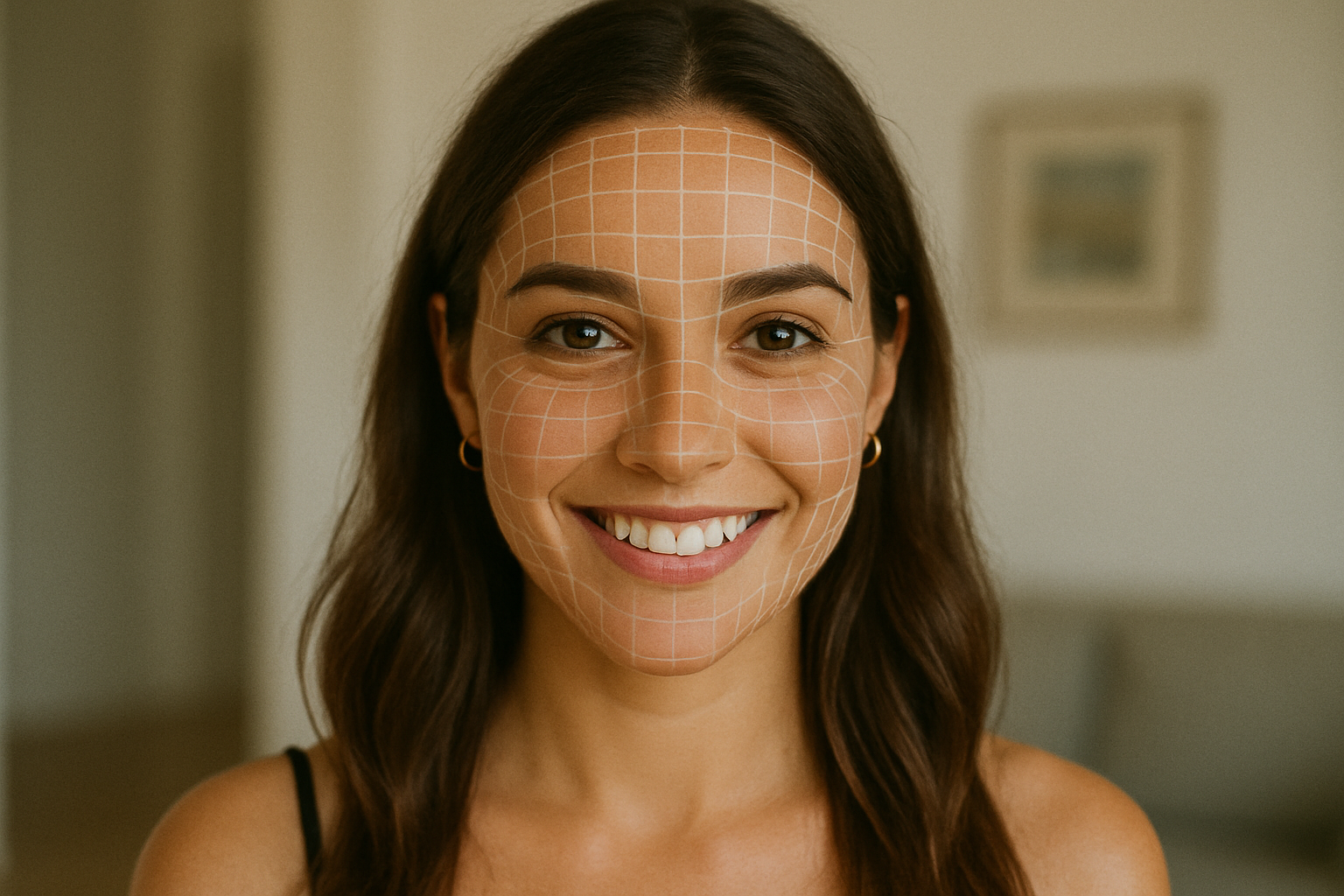 FaceAge Bio Age result poster — biological age timeline