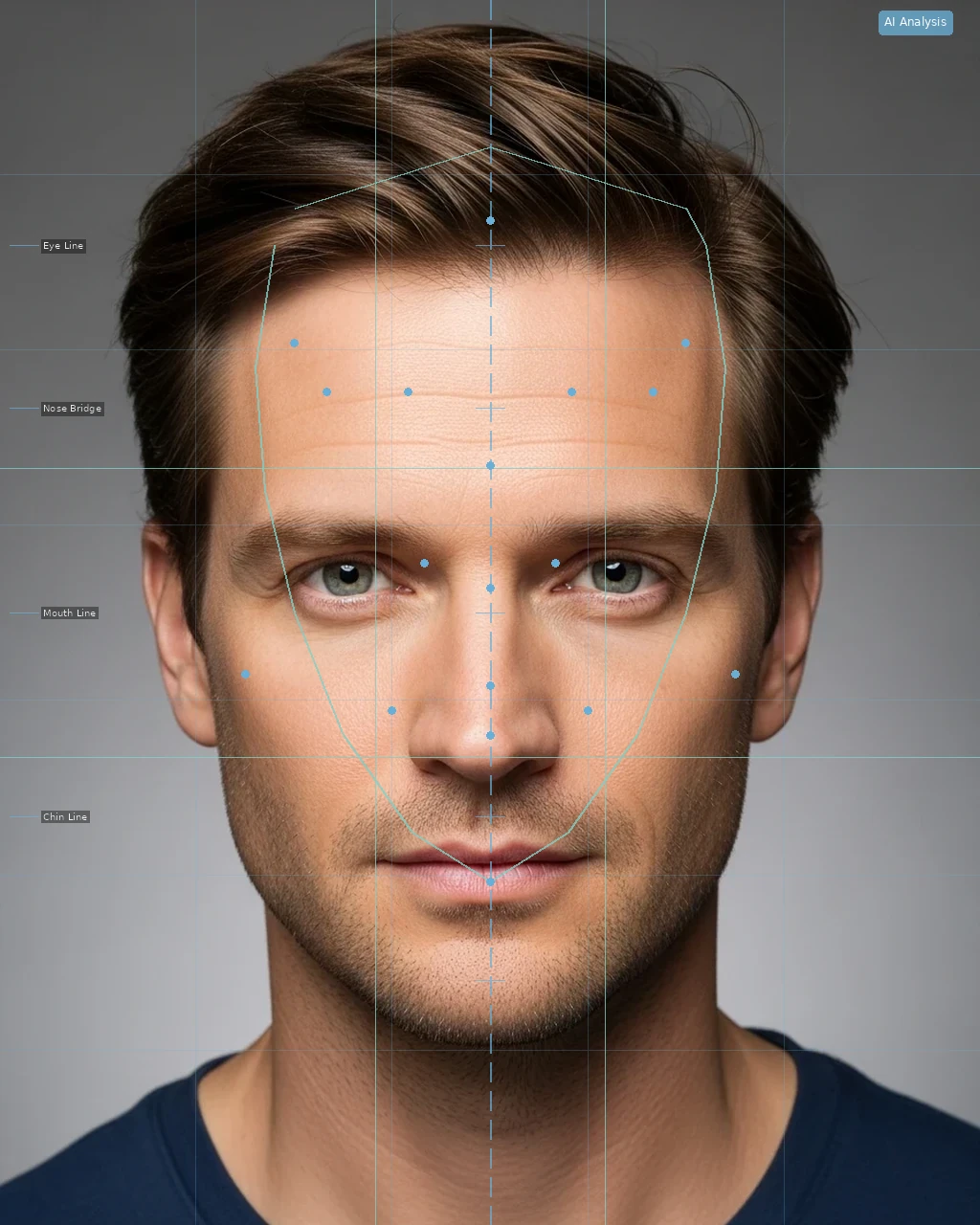 AI Face Scan - AI Analysis Overlay