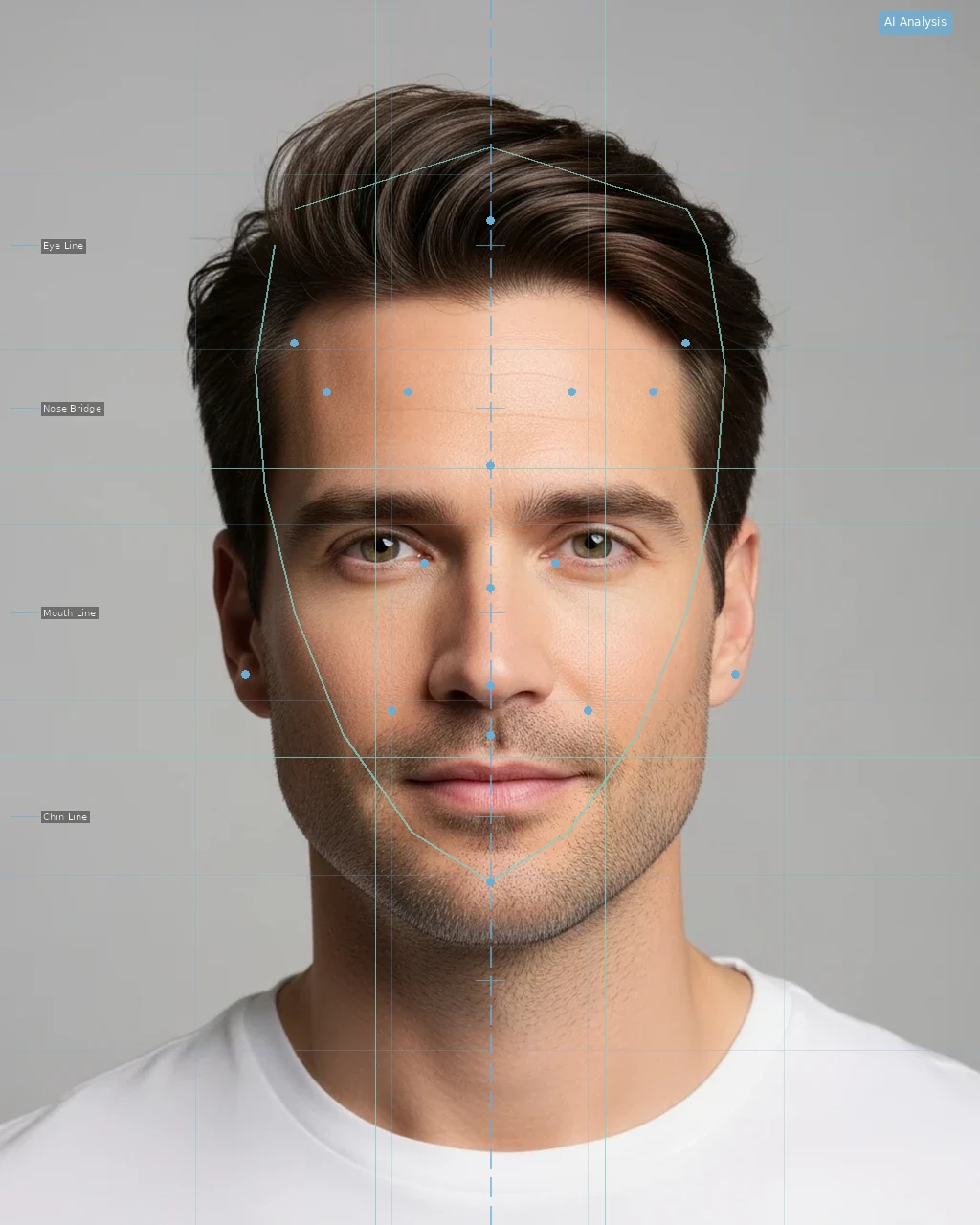 AI Skincare Analysis - AI Analysis Overlay