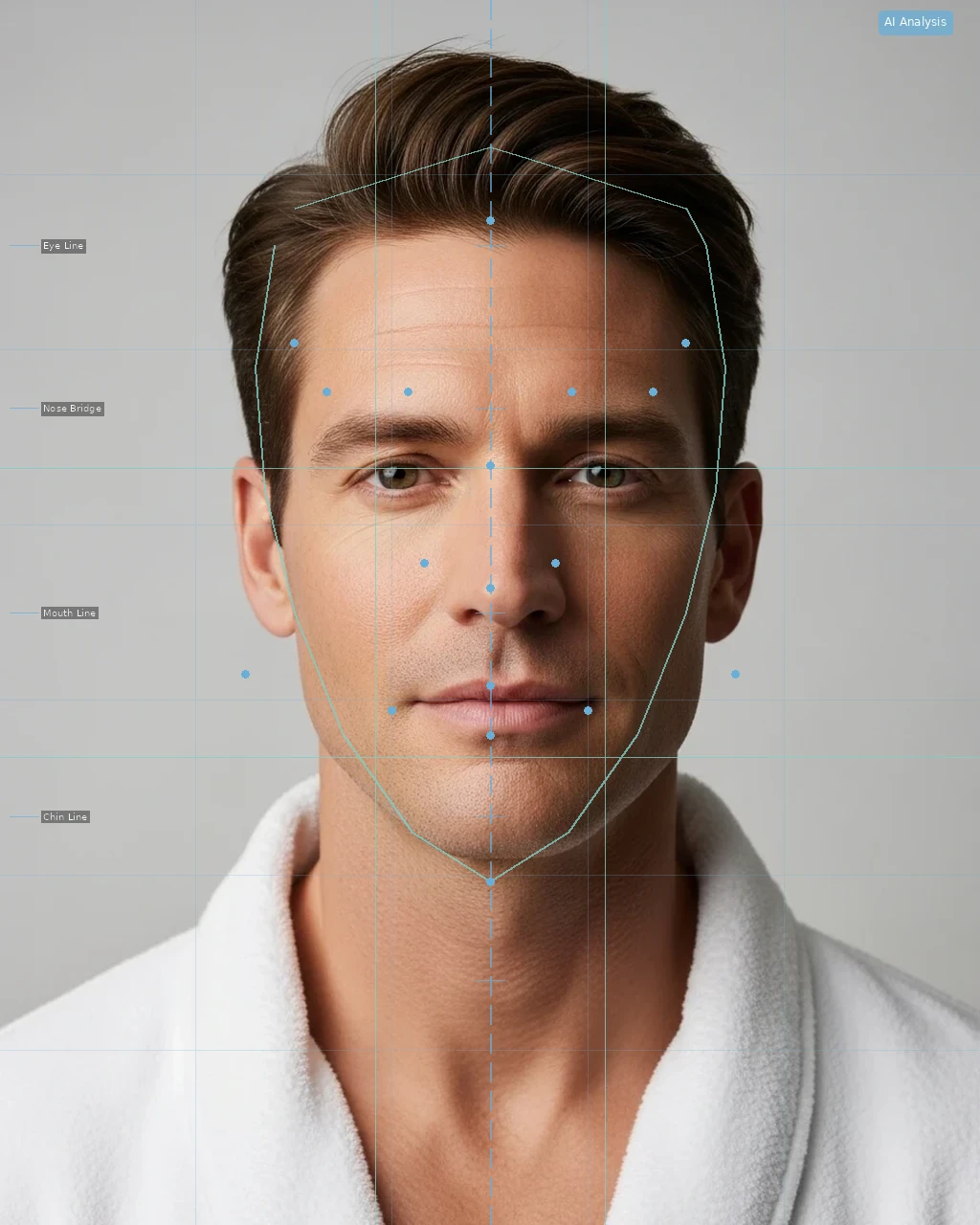 Collagen Level Test - AI Analysis Overlay