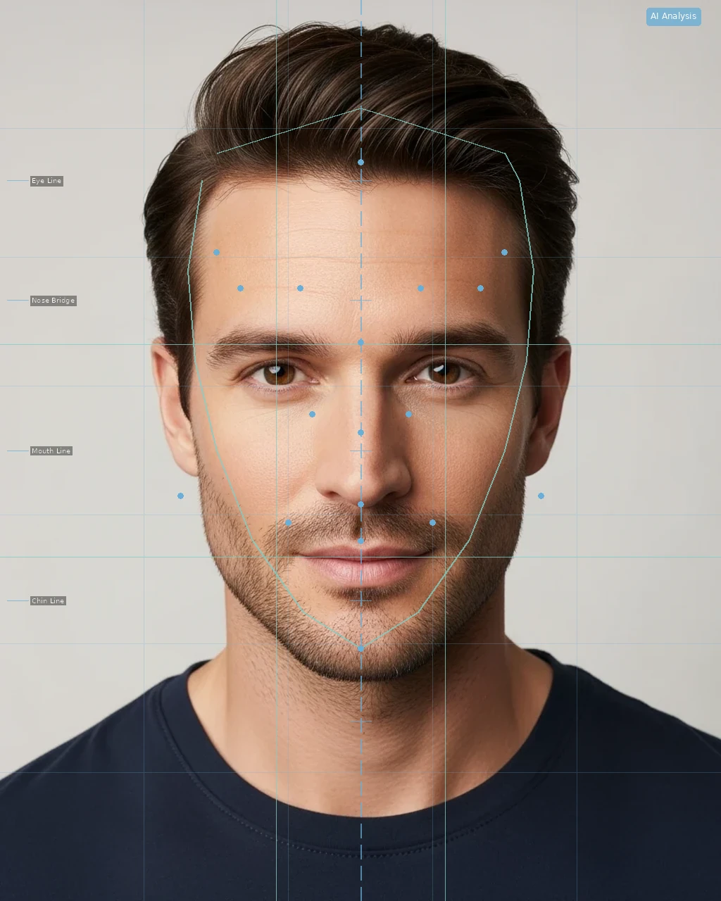 Dark Circles Analysis - AI Analysis Overlay