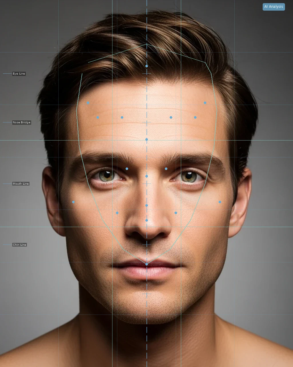 Eye Shape Analyzer - AI Analysis Overlay