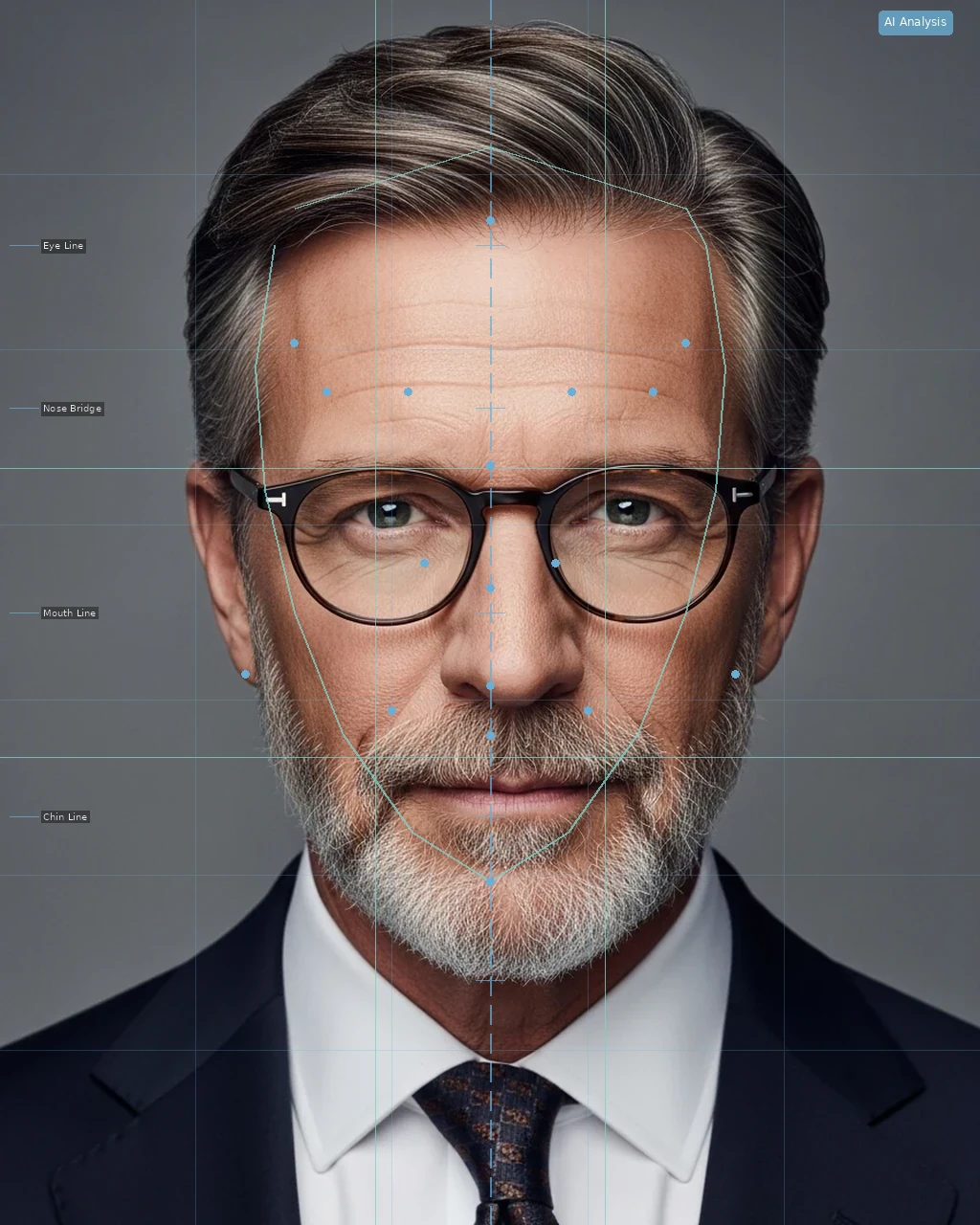 Facelift Age Reversal Preview - AI Analysis Overlay