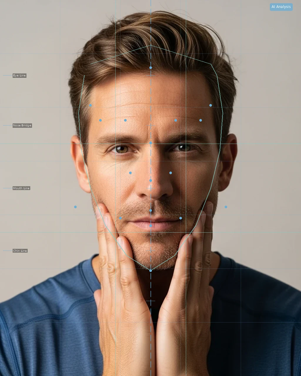 Facial Yoga Exercises - AI Analysis Overlay