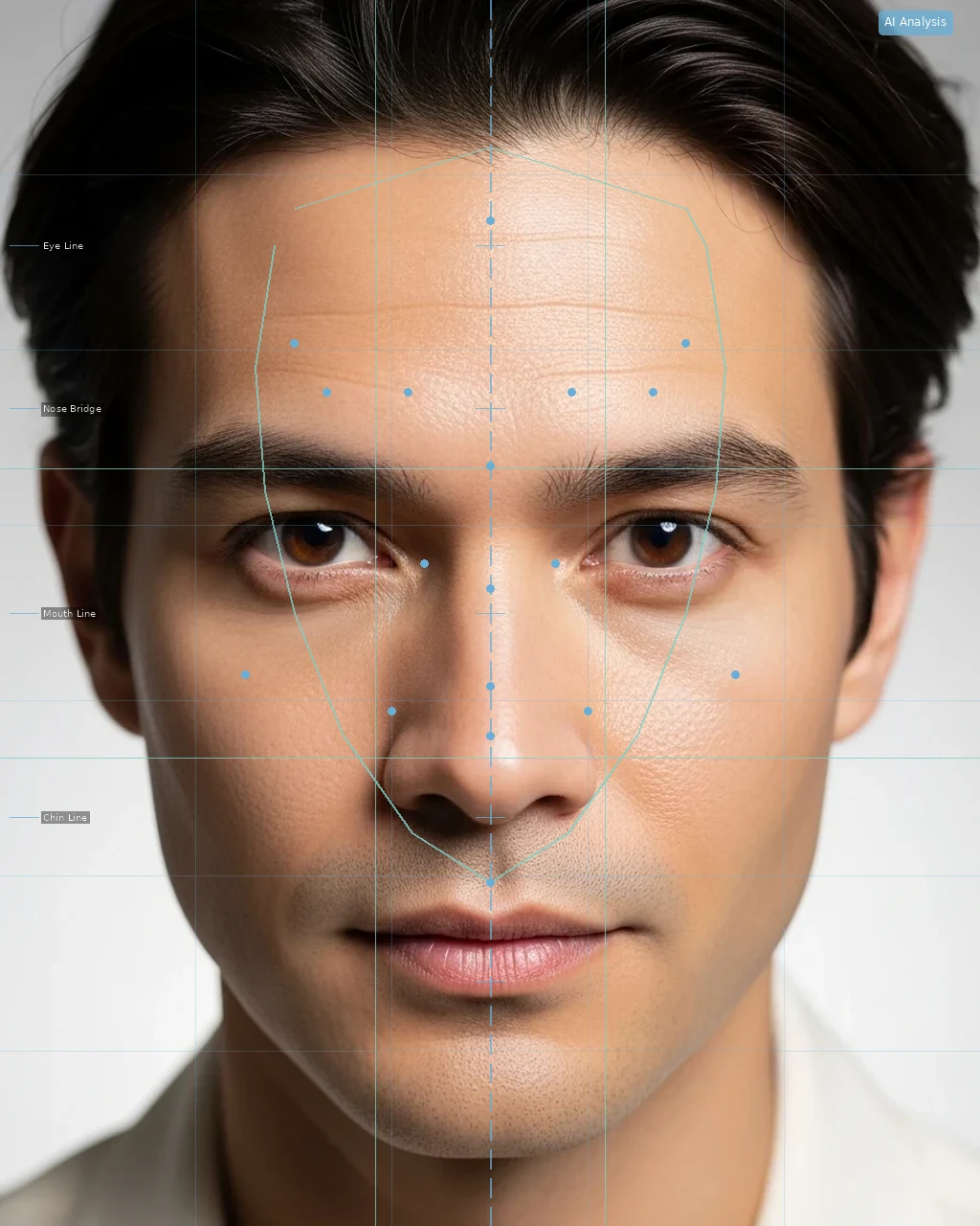 Glass Skin Routine - AI Analysis Overlay