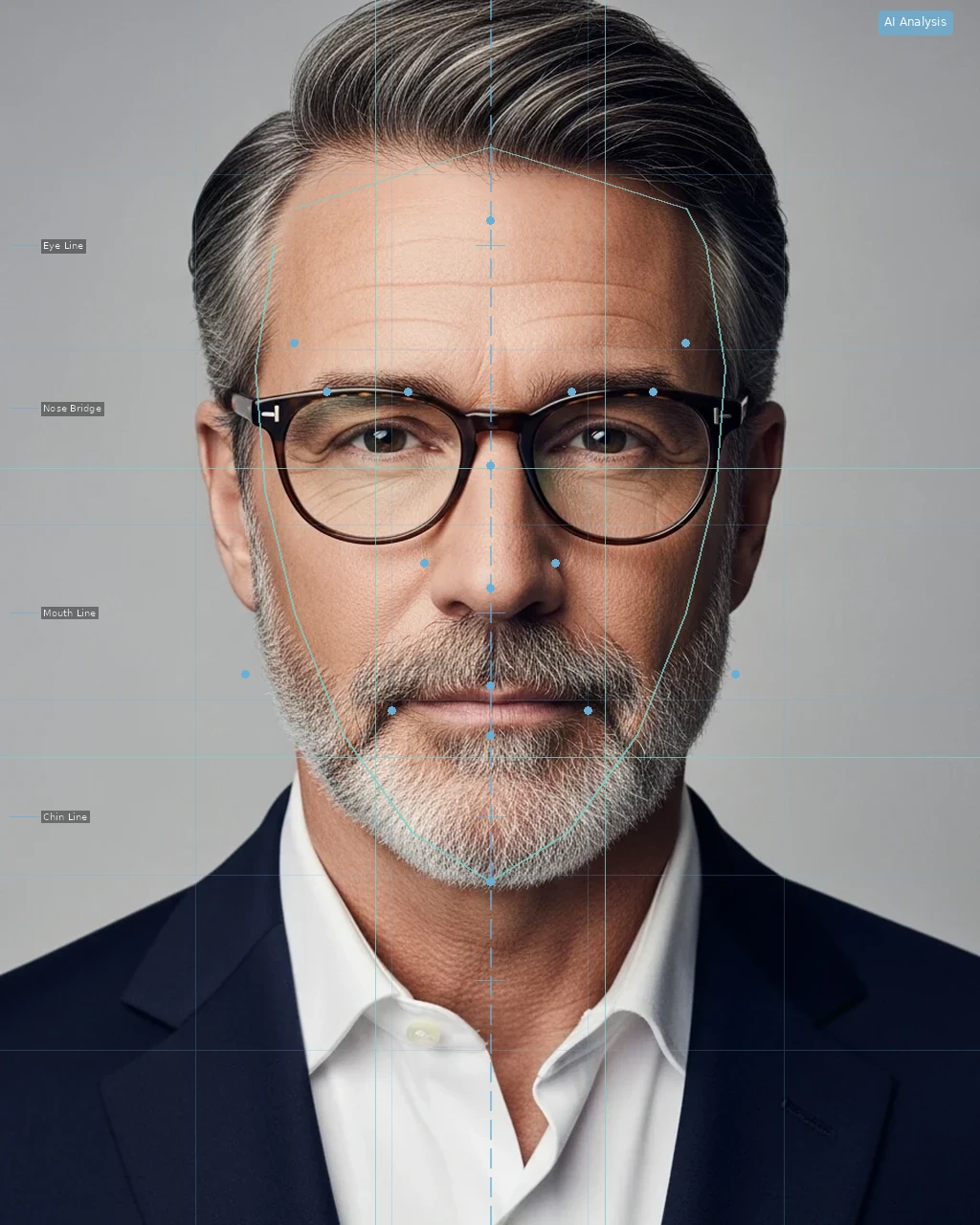 Neck Rejuvenation Analysis - AI Analysis Overlay