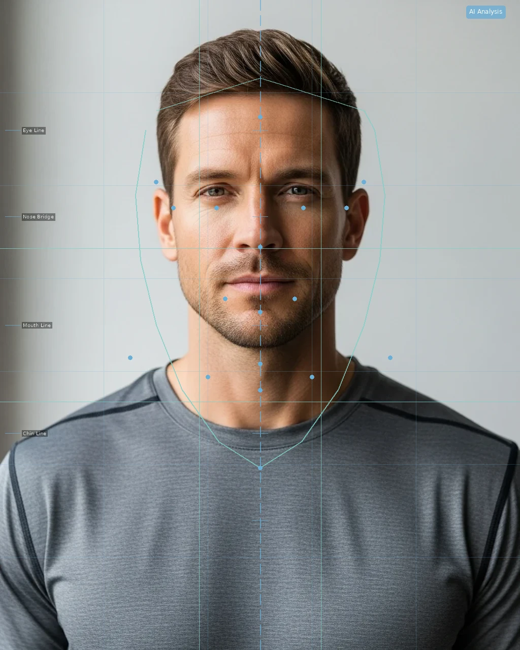 Optimize Facial Health - AI Analysis Overlay