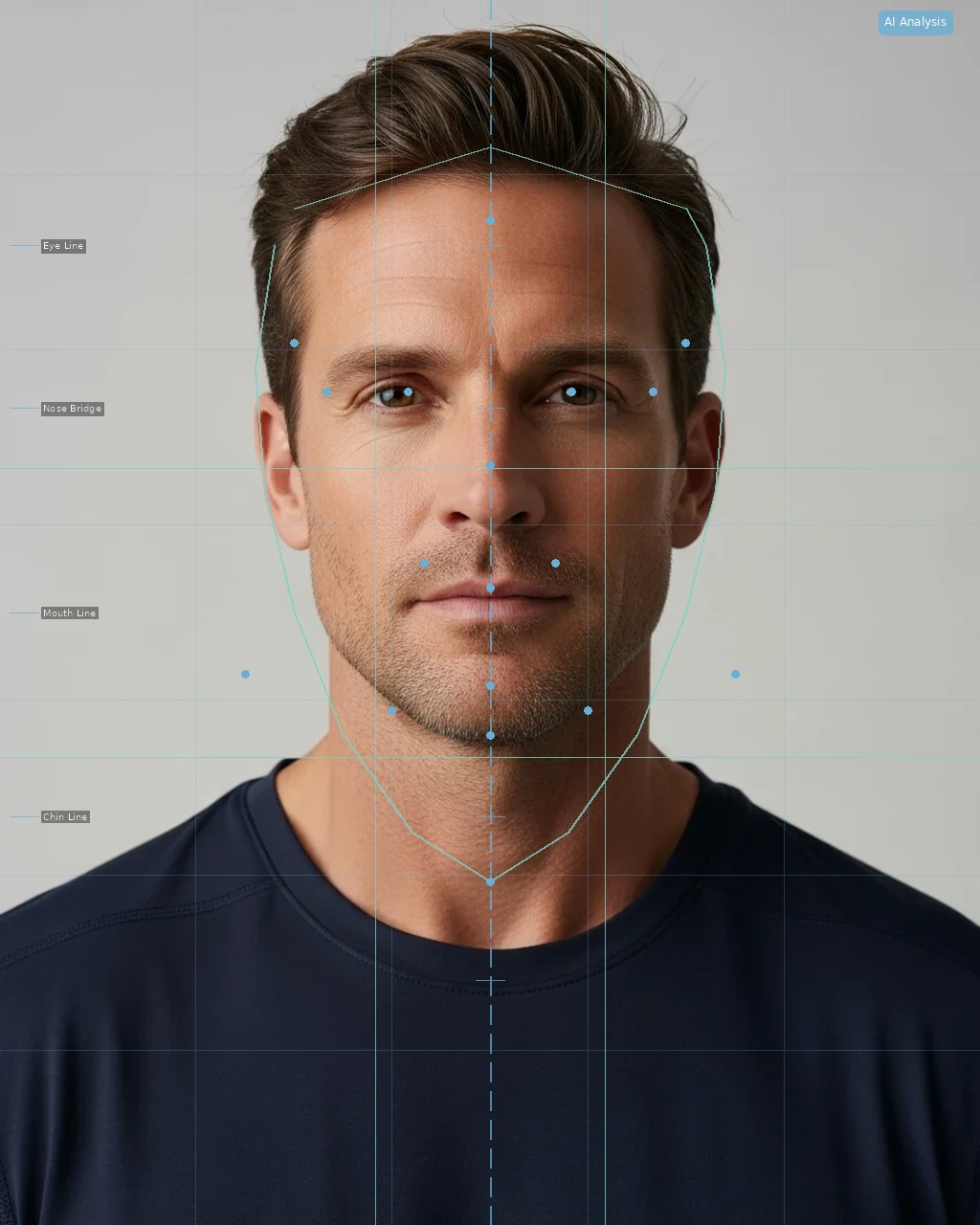 Peptide Skincare Results - AI Analysis Overlay