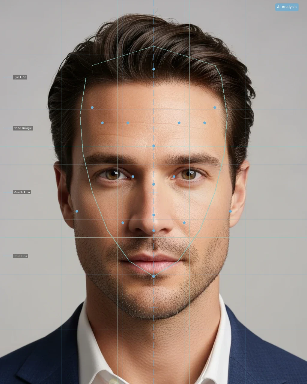 Skin Health Analyzer - AI Analysis Overlay