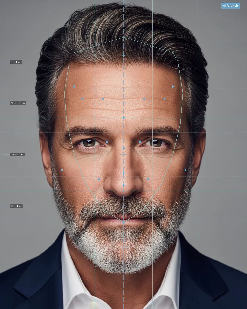 Under Eye Filler Preview - AI Analysis Overlay